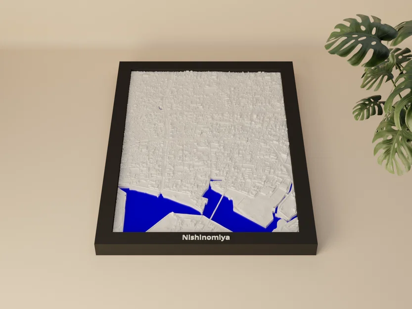 Nishinomiya, Japan - Mô hình thu nhỏ 3D - Image 2