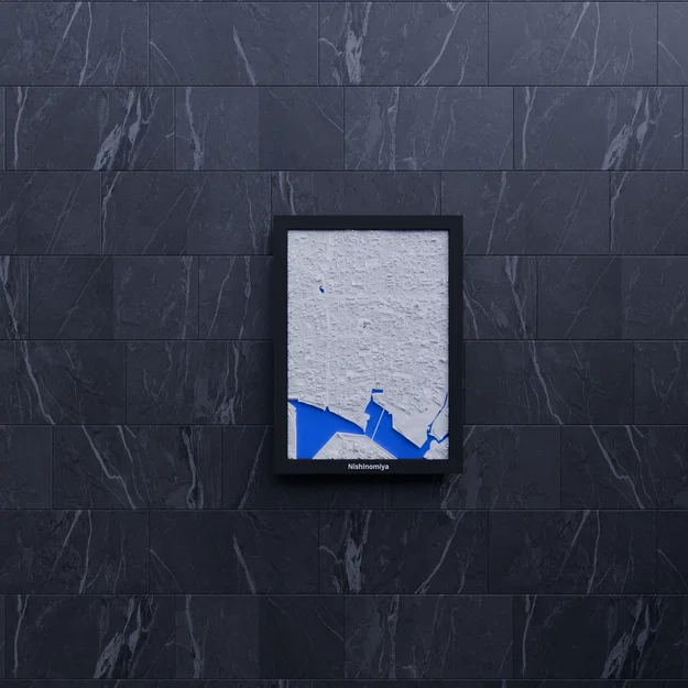 Nishinomiya, Japan - Mô hình thu nhỏ 3D - Image 6