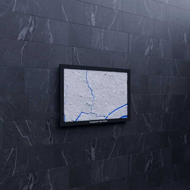 Amagasaki, City Center, Nhật Bản - Mô hình thu nhỏ 3D - Image 6
