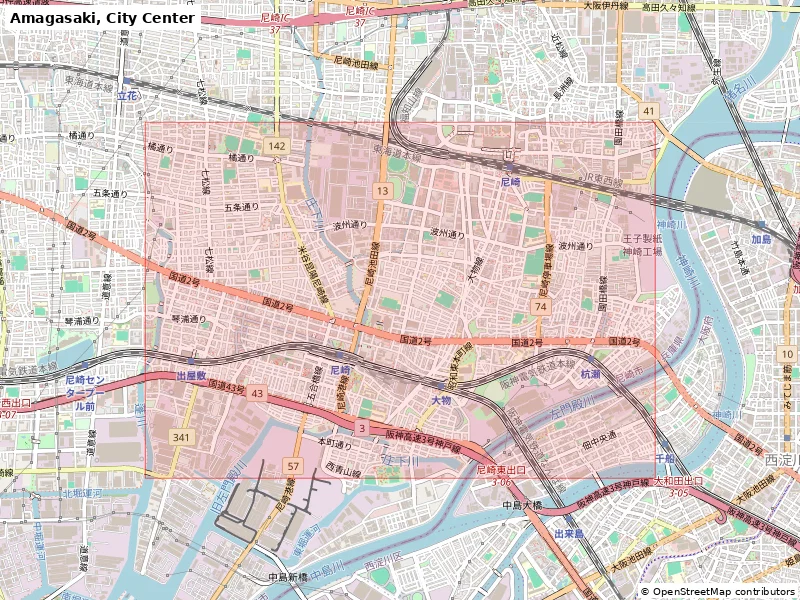 Amagasaki, City Center, Nhật Bản - Mô hình thu nhỏ 3D - Image 8