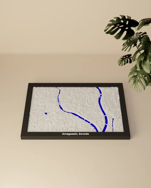 Amagasaki, Sonoda, Nhật Bản - Mô hình thu nhỏ 3D - Image 2