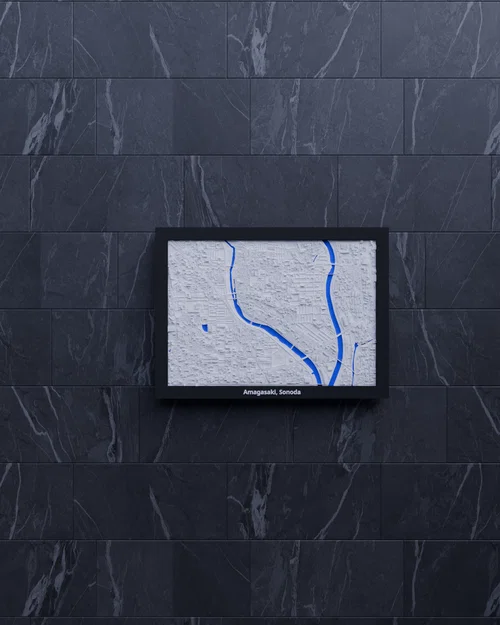 Amagasaki, Sonoda, Nhật Bản - Mô hình thu nhỏ 3D - Image 5