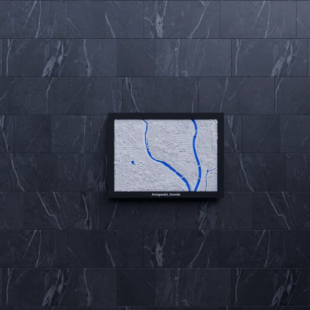 Amagasaki, Sonoda, Nhật Bản - Mô hình thu nhỏ 3D - Image 6