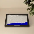 Kobe, Suma Beach, Nhật Bản - Bản thu nhỏ 3D địa hình - Thumbnail 3
