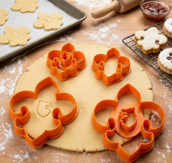 Bộ Khuôn Cắt Bánh Scout Fleur-de-lis | Skautská lilie (sada vykrajovátek) - Image 1