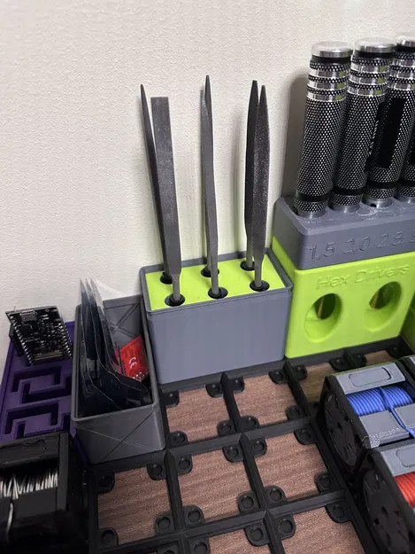 2x1 Gridfinity - Dũa Kim (Needle Files) - Image 1