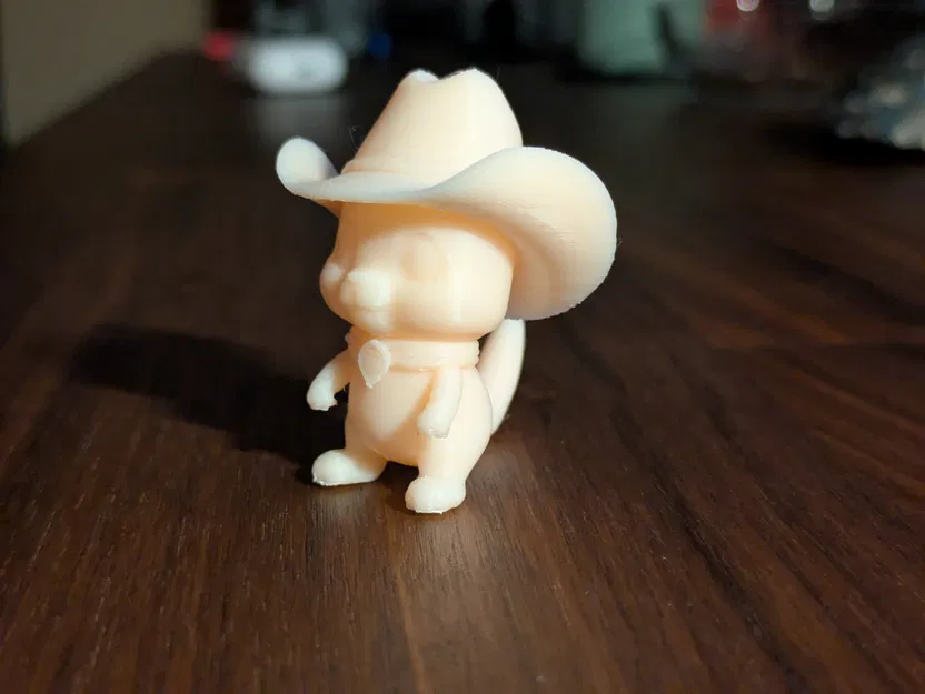 Con vật dễ thương đội mũ cao bồi - Image 1