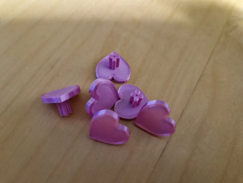 Trái tim Bunchems – Phụ kiện snap-fit in 3D - Image 2