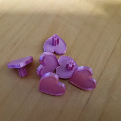 Trái tim Bunchems – Phụ kiện snap-fit in 3D