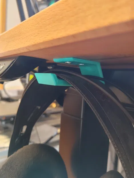 Móc treo tai nghe low profile gắn dưới bàn (bắt vít) - Image 1