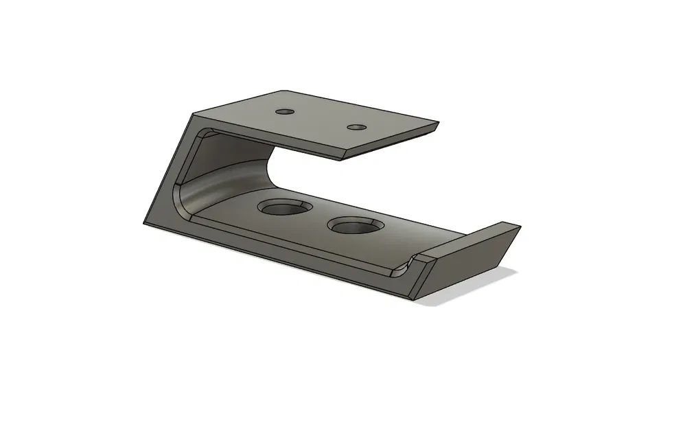 Móc treo tai nghe low profile gắn dưới bàn (bắt vít) - Image 2