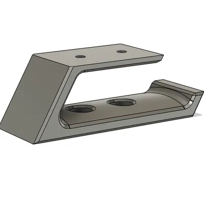 Móc treo tai nghe low profile gắn dưới bàn (bắt vít)