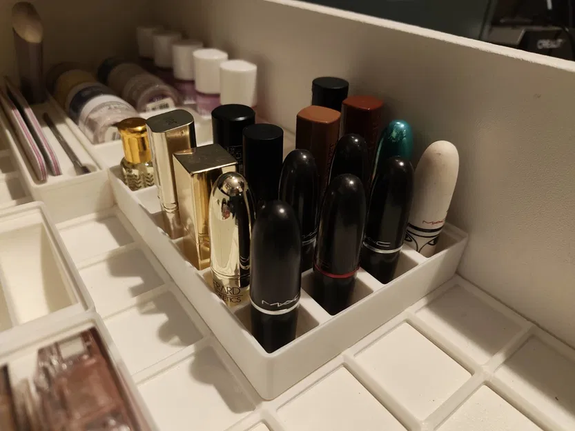 Khay son Gridfinity (Gridfinity Lipstick Tray) - Image 1