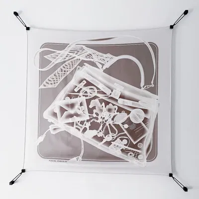 Bộ treo khăn choàng lên tường (Wall scarf hanger kit) - Image 1