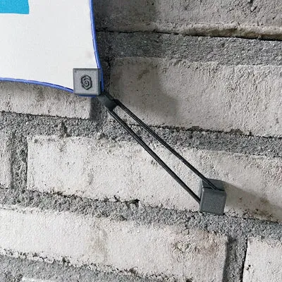 Bộ treo khăn choàng lên tường (Wall scarf hanger kit) - Image 2