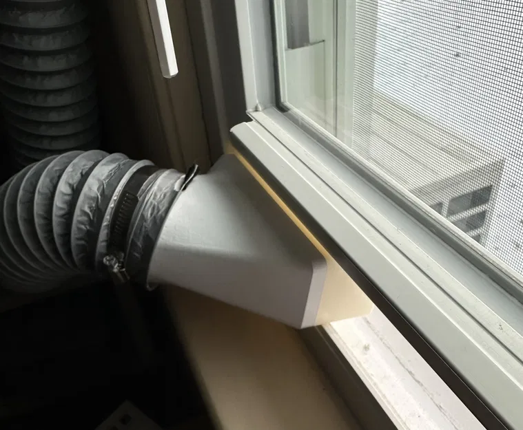 Cửa thoát gió cửa sổ cho ống duct 3 inch & 4 inch - Image 1