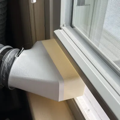 Cửa thoát gió cửa sổ cho ống duct 3 inch & 4 inch