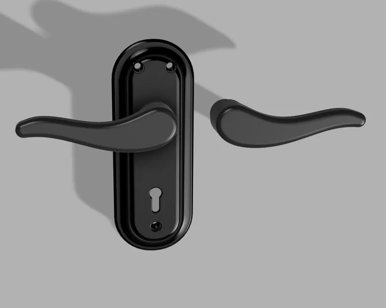 Tay nắm cửa Lever Doorhandle (trục vuông) thay thế - Image 1