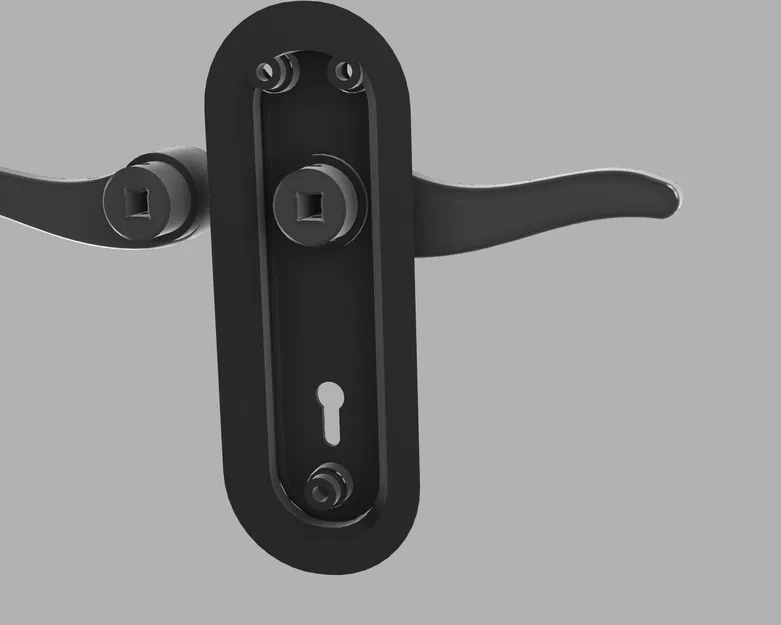 Tay nắm cửa Lever Doorhandle (trục vuông) thay thế - Image 2