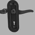 Tay nắm cửa Lever Doorhandle (trục vuông) thay thế - Thumbnail 2