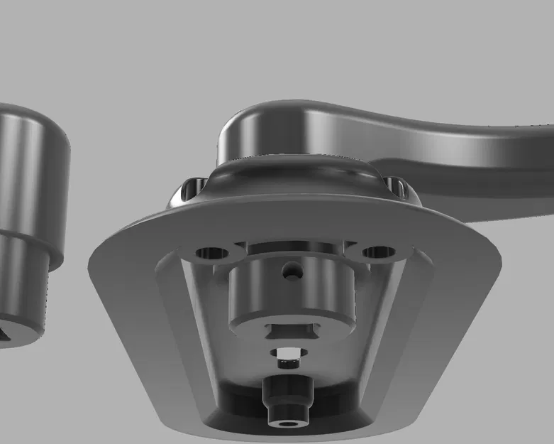 Tay nắm cửa Lever Doorhandle (trục vuông) thay thế - Image 3