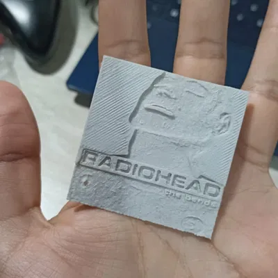 The Bends - Radiohead: Lithophane bìa album