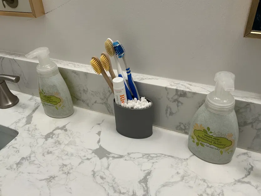 Khay/giá sắp xếp bàn chải đánh răng (Toothbrush organizer) - Image 2