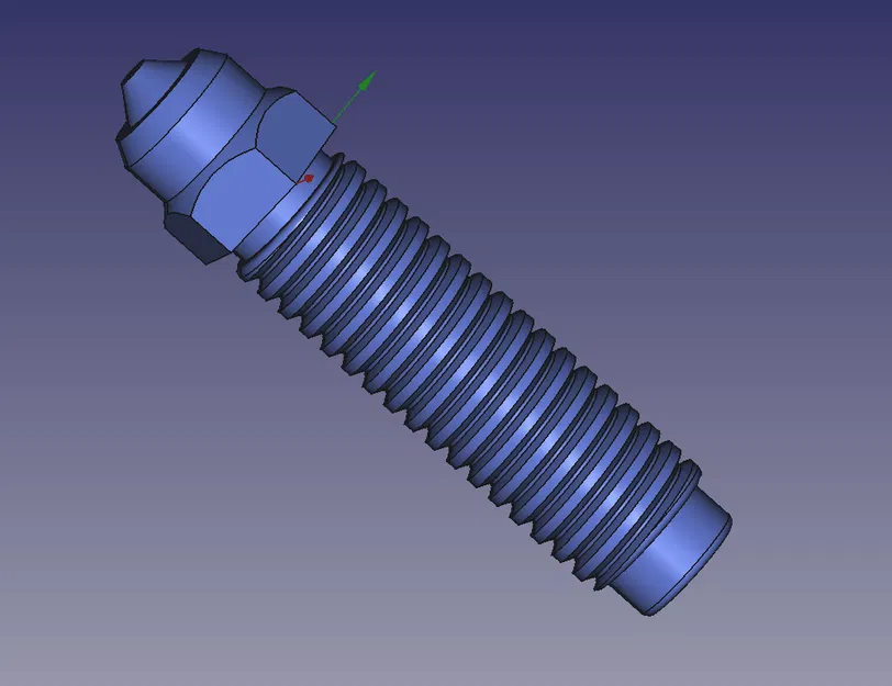 Elegoo Centauri Carbon – Model bimetal nozzle (có/không có ren) - Image 1