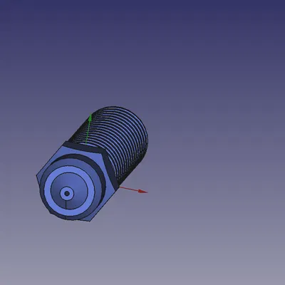 Elegoo Centauri Carbon – Model bimetal nozzle (có/không có ren)
