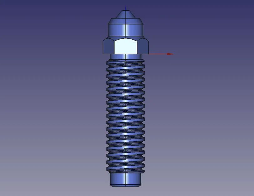 Elegoo Centauri Carbon – Model bimetal nozzle (có/không có ren) - Image 5