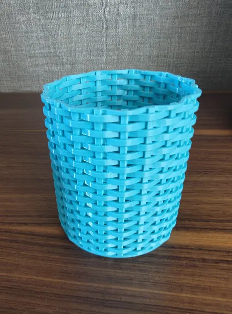 Ống Đựng Bút Đan Woven (Woven Pencil Holder) - Image 2