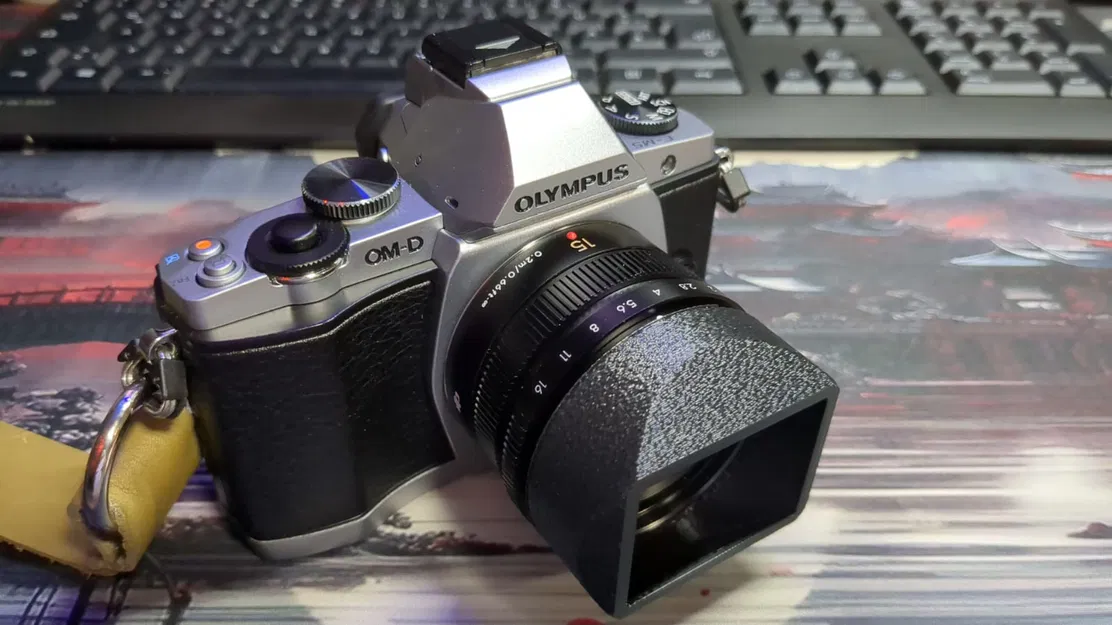 Lens Hood cho Leica DJI 15mm f/1.7 MFT M43 - Image 1