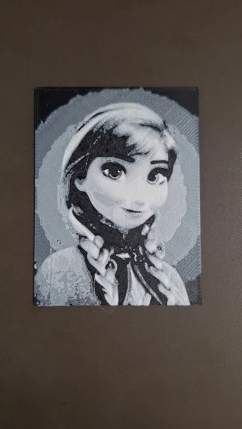 Frozen Anna Hueforge - Image 1