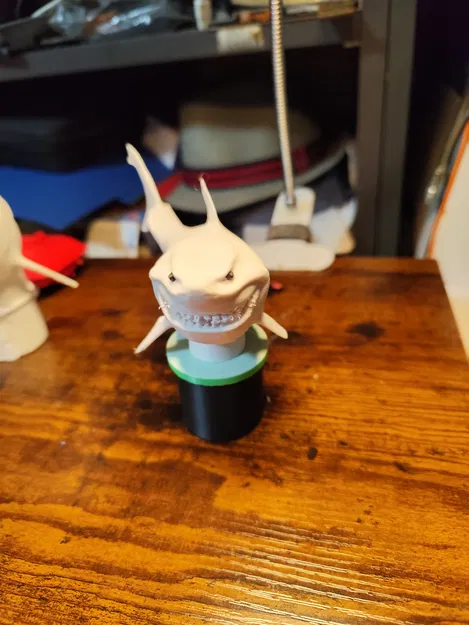 Mô hình cá mập trắng lớn (Great White Shark) để in 3D - Image 2