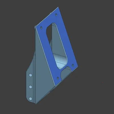 Ngàm gắn WinWing Panel Take Off 2 lên 1020 Extrusion