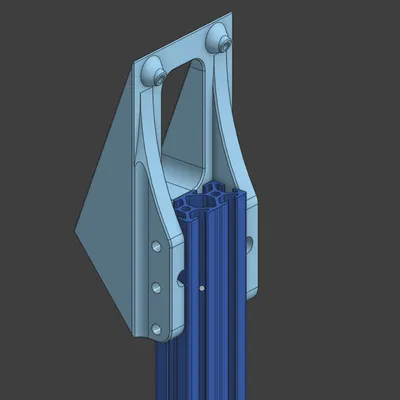 Ngàm gắn WinWing Panel Take Off 2 lên 1020 Extrusion