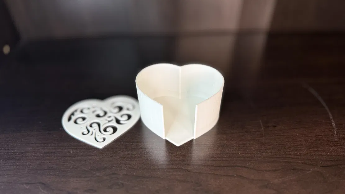 Miếng lót ly hình trái tim + Giá đựng - Image 2