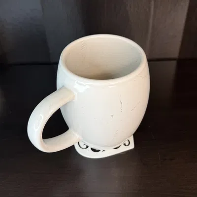 Miếng lót ly hình trái tim + Giá đựng