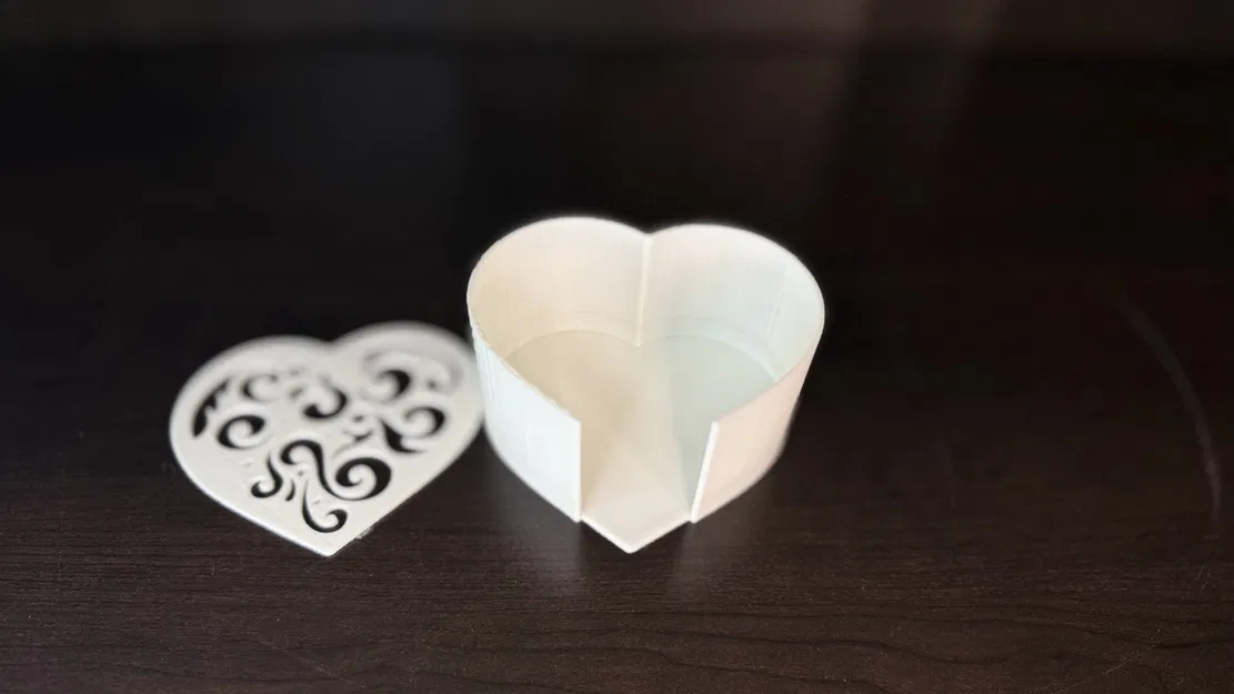 Miếng lót ly hình trái tim + Giá đựng - Image 6