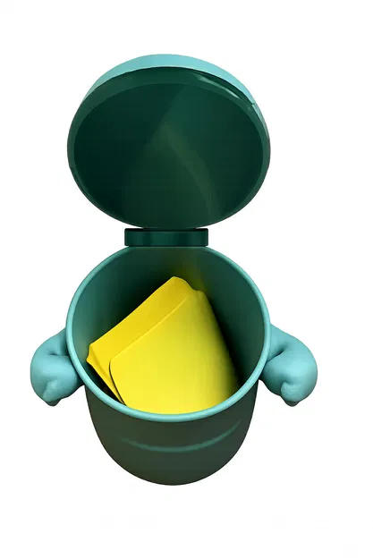 monster can – thùng rác mini để bàn - Image 1