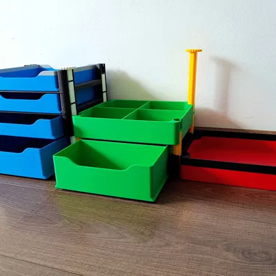 Hệ hộp lưu trữ xếp chồng đa năng (kích thước mới)