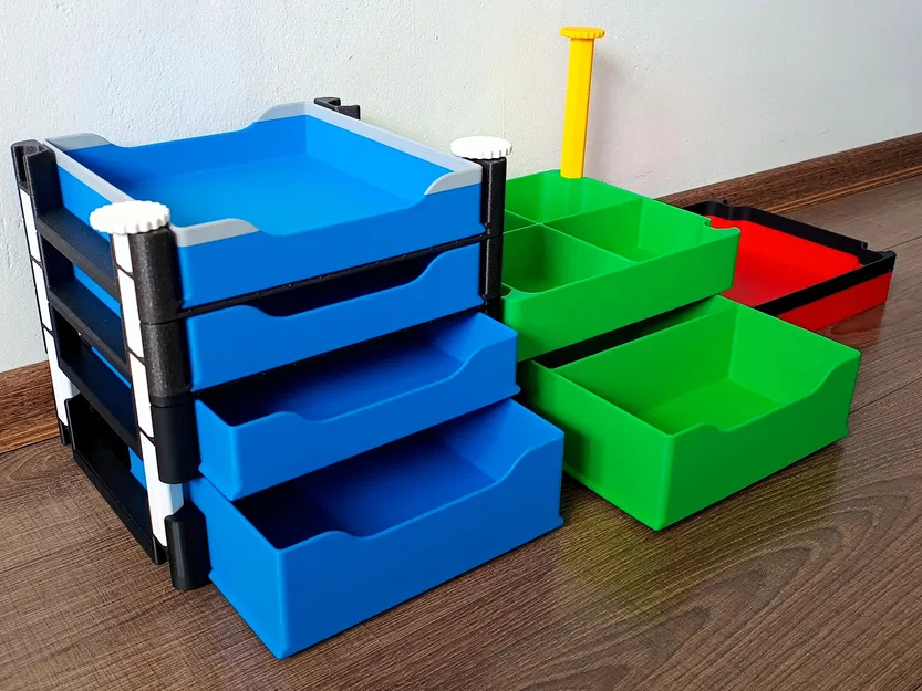 Hệ hộp lưu trữ xếp chồng đa năng (kích thước mới) - Image 4