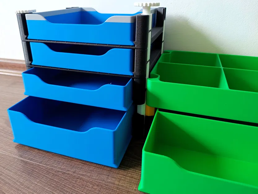 Hệ hộp lưu trữ xếp chồng đa năng (kích thước mới) - Image 6