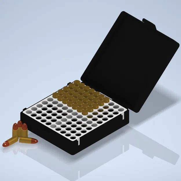 Hộp đạn 9 mm Luger (100 viên) xếp chồng, liên kết được - Image 2