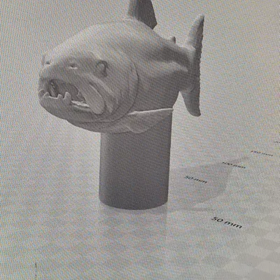 Mô hình cá trout (trout fish model)