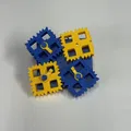 Bộ 4 Bánh Răng Vuông Chạy Motor (Motor Driven 4 Square Gears) - Thumbnail 1