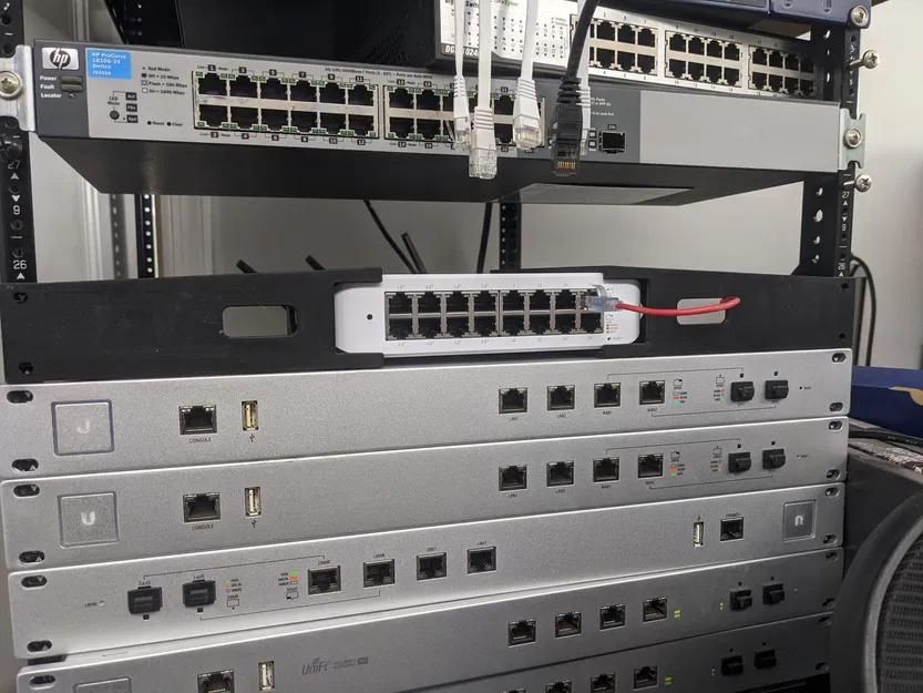 Giá rack mount cho USW-Lite-16-POE (19") - Image 1