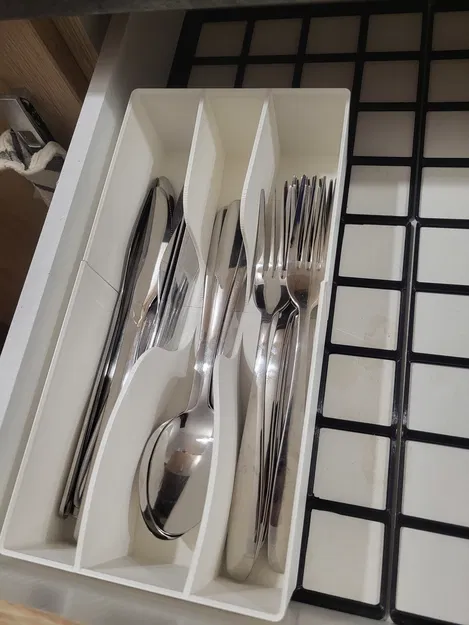 Khay sắp xếp dao muỗng nĩa Gridfinity (Gridfinity cutlery organizer) - Image 3