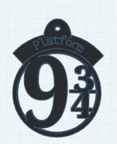 Platform 9 3/4 – Bảng hiệu treo - Image 1