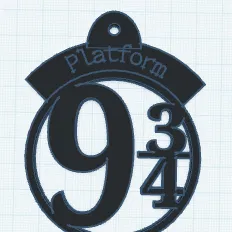 Platform 9 3/4 – Bảng hiệu treo